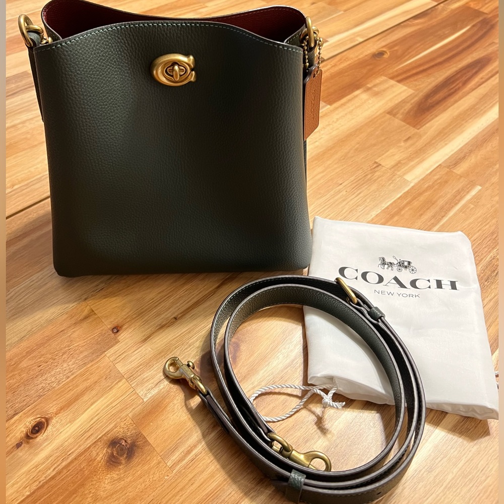 COACH Willow Bucket Bag - Amazon Green